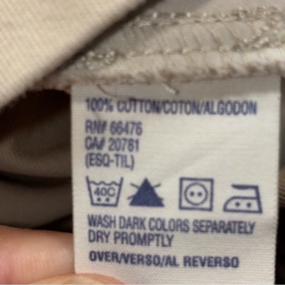 Tommy Hilfiger Women's Beige Khaki Chino Straight Skirt Size 16 - Picture 7 of 7